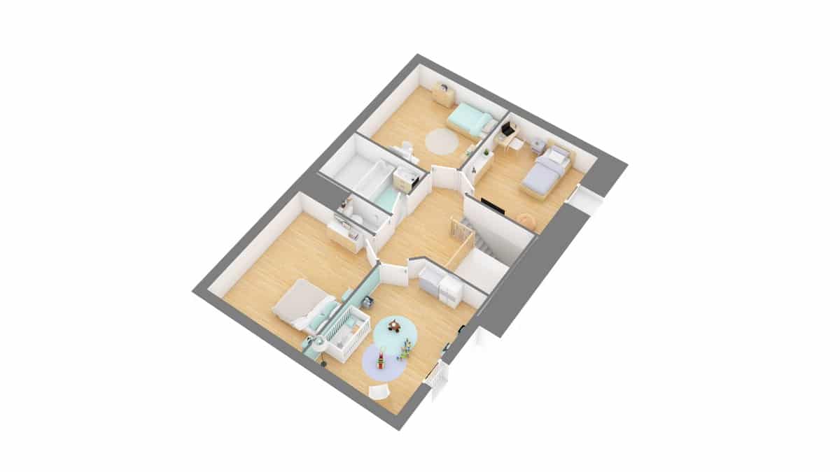 Tradinord_constructeur_maison 59 et 62 _Libreviere-g1-axo_etage
